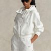 Beyaz Kadın Ralph Lauren Polar Tam Fermuarlı Dolman Kollu Kapüşonlu Üst Beyaz Kadın Ralph Lauren Polar Tam Fermuarlı Dolman Kollu Kapüşonlu Üst