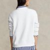 Beyaz Kadın Ralph Lauren Polar Yuvarlak Yaka Kazak Sweatshirt Beyaz Kadın Ralph Lauren Polar Yuvarlak Yaka Kazak Sweatshirt