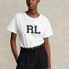 Beyaz Kadın Ralph Lauren Rl Logolu Forma Tişörtleri Beyaz Kadın Ralph Lauren Rl Logolu Forma Tişörtleri