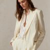 Beyaz Kadın Ralph Lauren Safford Yün Gabardin Blazer Beyaz Kadın Ralph Lauren Safford Yün Gabardin Blazer