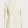 Beyaz Kadın Ralph Lauren Safford Yün Gabardin Blazer Beyaz Kadın Ralph Lauren Safford Yün Gabardin Blazer