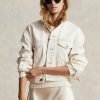 Beyaz Kadın Ralph Lauren The New Denim Project Trucker Ceketler Beyaz Kadın Ralph Lauren The New Denim Project Trucker Ceketler
