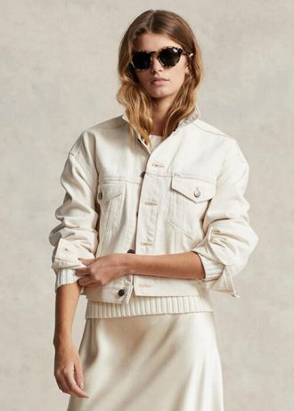 Beyaz Kadın Ralph Lauren The New Denim Project Trucker Ceketler Beyaz Kadın Ralph Lauren The New Denim Project Trucker Ceketler