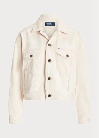 Beyaz Kadın Ralph Lauren The New Denim Project Trucker Ceketler Beyaz Kadın Ralph Lauren The New Denim Project Trucker Ceketler