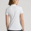 Beyaz Kadın Ralph Lauren Özel Kesim Fransız Çeyrek Motifli Polo Tişörtler Beyaz Kadın Ralph Lauren Özel Kesim Fransız Çeyrek Motifli Polo Tişörtler