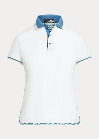 Beyaz Kadın Ralph Lauren Özel Kesim Jersey Polo Tişörtleri