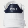 Beyaz / Lacivert Erkek Ralph Lauren Heritage Court II Deri Spor Ayakkabı