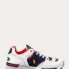 Beyaz / Lacivert Erkek Ralph Lauren Trackster 200 Spor Ayakkabı