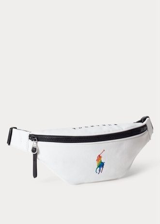 Beyaz Çok Renkli Kadın Ralph Lauren Pride Kanvas Çanta