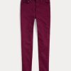 Bordo Kadın Ralph Lauren Tompkins Yüksek Bel Dar Paça Kot Pantolon Bordo Kadın Ralph Lauren Tompkins Yüksek Bel Dar Paça Kot Pantolon