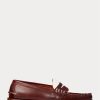Bordo Krem Erkek Ralph Lauren The Morehouse Koleksiyonu Penny Loafer’lar Bordo Krem Erkek Ralph Lauren The Morehouse Koleksiyonu Penny Loafer’lar