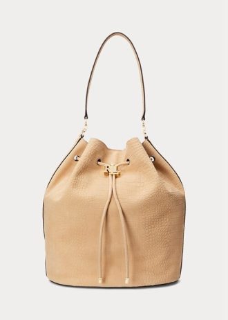 Buff Kadın Ralph Lauren Nubuk Büyük Andie El Çantası