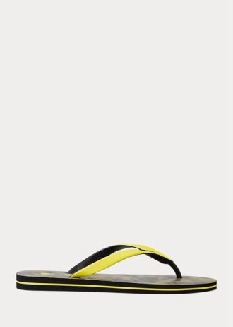 Camo Erkek Ralph Lauren Bolt Camo Parmak Arası Terlikler