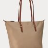 Clay Kadın Ralph Lauren Naylon Küçük Tote Çantalar Clay Kadın Ralph Lauren Naylon Küçük Tote Çantalar