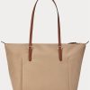 Clay Kadın Ralph Lauren Naylon Küçük Tote Çantalar Clay Kadın Ralph Lauren Naylon Küçük Tote Çantalar