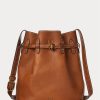 Cuoio Kadın Ralph Lauren Deri Büyük Bellport Kova Çantalar Cuoio Kadın Ralph Lauren Deri Büyük Bellport Kova Çantalar