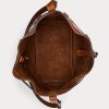 Cuoio Kadın Ralph Lauren Deri Büyük Bellport Kova Çantalar Cuoio Kadın Ralph Lauren Deri Büyük Bellport Kova Çantalar