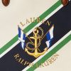 Doğal/Grafik Çizgili Kadın Ralph Lauren Baskılı Büyük Boy Kanvas Devyn Tote Çantalar Doğal/Grafik Çizgili Kadın Ralph Lauren Baskılı Büyük Boy Kanvas Devyn Tote Çantalar