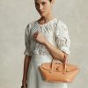 Doğal Kadın Ralph Lauren Çivili Vachetta Orta Boy Bellport Çantalar Doğal Kadın Ralph Lauren Çivili Vachetta Orta Boy Bellport Çantalar