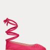 Fuchsia Kadın Ralph Lauren Cecilia Nappa Deri Bağcıklı Düz Ayakkabı Fuchsia Kadın Ralph Lauren Cecilia Nappa Deri Bağcıklı Düz Ayakkabı