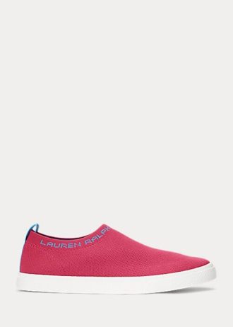 Fuşya Kadın Ralph Lauren Jordyn Slip-On Spor Ayakkabı