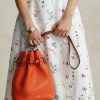Gün Batımı Turuncusu Kadın Ralph Lauren Deri Orta Boy Bellport Kova Çantalar Gün Batımı Turuncusu Kadın Ralph Lauren Deri Orta Boy Bellport Kova Çantalar