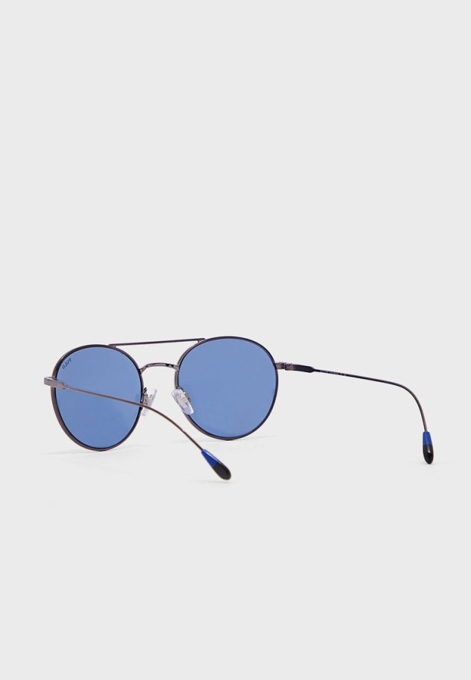 Gri Erkek Ralph Lauren 0Ph3136 Yuvarlak Güneş Gözlüğü