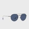 Gri Erkek Ralph Lauren 0Ph3136 Yuvarlak Güneş Gözlüğü