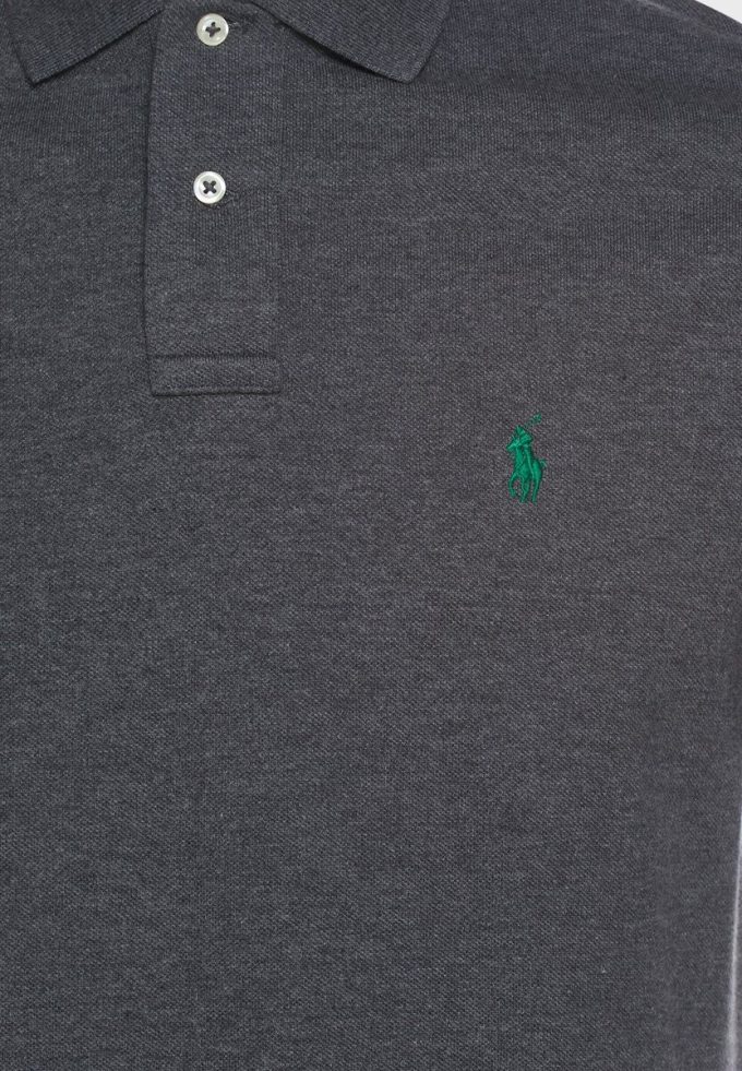 Gri Erkek Ralph Lauren Basic Mesh Polo Tişörtleri Gri Erkek Ralph Lauren Basic Mesh Polo Tişörtleri
