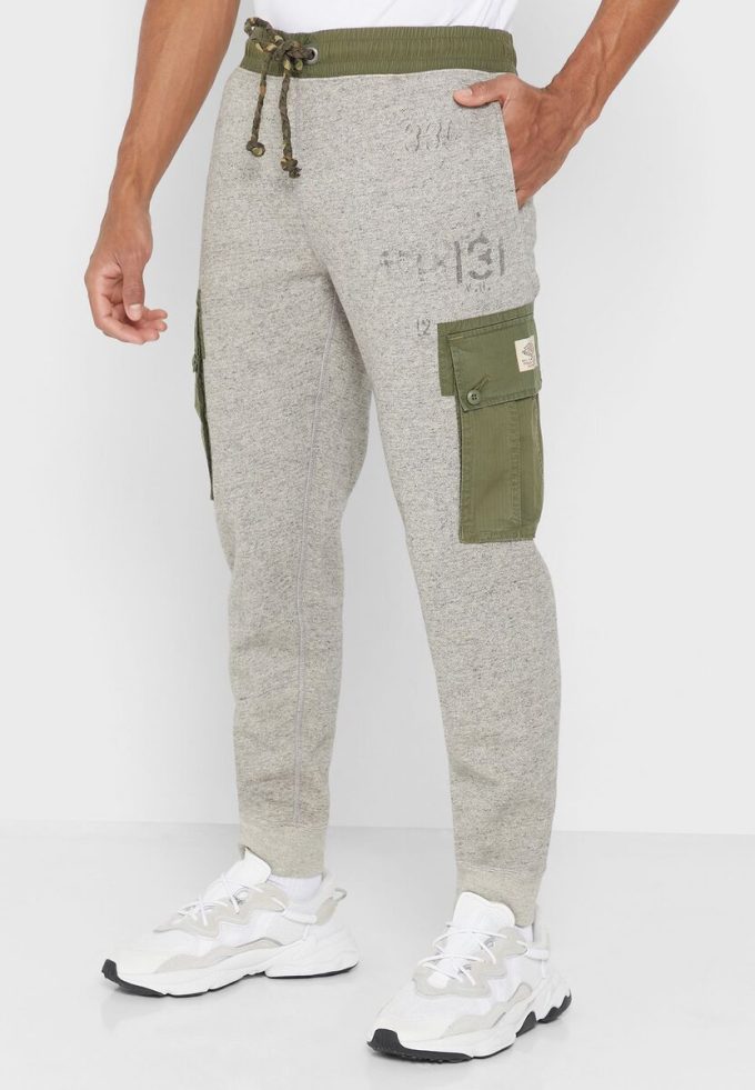 Gri Erkek Ralph Lauren Baskılı Eşofman Altı Gri Erkek Ralph Lauren Baskılı Eşofman Altı