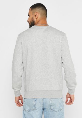 Gri Erkek Ralph Lauren Baskılı Polo Ayı Sweatshirt
