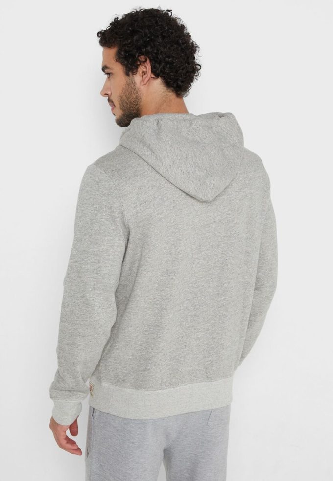 Gri Erkek Ralph Lauren Essential Kapüşonlu Üst