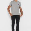 Gri Erkek Ralph Lauren Essential Yuvarlak Yaka Tişörtler