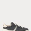 Gri Erkek Ralph Lauren Heritage Court II Flanel Spor Ayakkabı Gri Erkek Ralph Lauren Heritage Court II Flanel Spor Ayakkabı