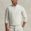 Gri Erkek Ralph Lauren Çift Örgü Kazak Sweatshirt Gri Erkek Ralph Lauren Çift Örgü Kazak Sweatshirt