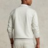 Gri Erkek Ralph Lauren Çift Örgü Kazak Sweatshirt Gri Erkek Ralph Lauren Çift Örgü Kazak Sweatshirt