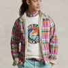 Gri Erkek Ralph Lauren Çift Taraflı Madras-Twill Ceketler