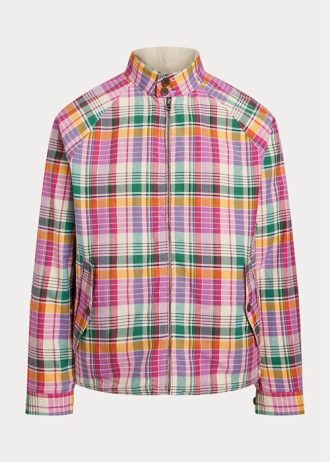 Gri Erkek Ralph Lauren Çift Taraflı Madras-Twill Ceketler