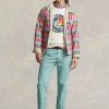 Gri Erkek Ralph Lauren Çift Taraflı Madras-Twill Ceketler