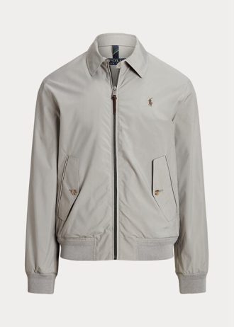 Gri Erkek Ralph Lauren Katlanabilir Su Geçirmez Ceketler