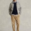 Gri Erkek Ralph Lauren Katlanabilir Su Geçirmez Ceketler