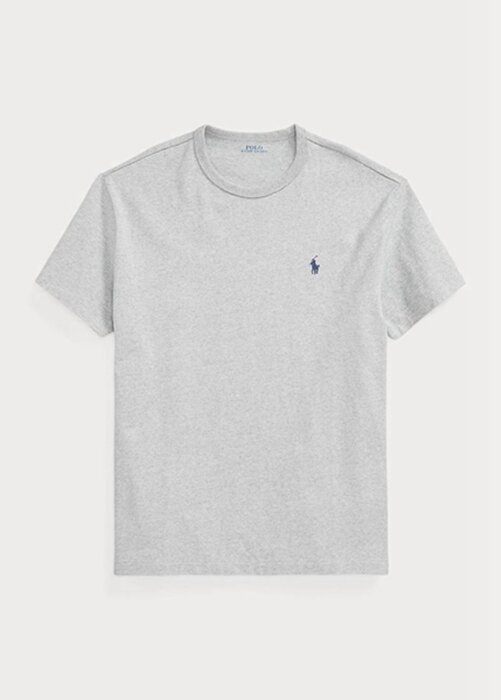Gri Erkek Ralph Lauren Klasik Kesim Ağır Sıklet Jersey Tişörtleri Gri Erkek Ralph Lauren Klasik Kesim Ağır Sıklet Jersey Tişörtleri