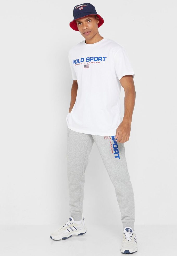 Gri Erkek Ralph Lauren Logolu Eşofman Altı Gri Erkek Ralph Lauren Logolu Eşofman Altı
