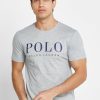 Gri Erkek Ralph Lauren Logolu Yuvarlak Yaka Tişörtler Gri Erkek Ralph Lauren Logolu Yuvarlak Yaka Tişörtler
