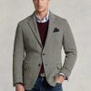 Gri Erkek Ralph Lauren Polo Yumuşak Balıksırtı Spor Blazer Gri Erkek Ralph Lauren Polo Yumuşak Balıksırtı Spor Blazer