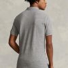 Gri Erkek Ralph Lauren Slim Fit File Polo Tişörtler Gri Erkek Ralph Lauren Slim Fit File Polo Tişörtler