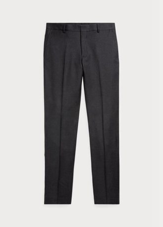 Gri Erkek Ralph Lauren Slim Fit Yünlü Twill Pantolon