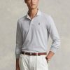 Gri Erkek Ralph Lauren Özel Slim Fit Birdseye Polo Tişörtleri Gri Erkek Ralph Lauren Özel Slim Fit Birdseye Polo Tişörtleri