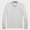Gri Erkek Ralph Lauren Özel Slim Fit Birdseye Polo Tişörtleri Gri Erkek Ralph Lauren Özel Slim Fit Birdseye Polo Tişörtleri