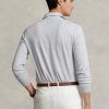 Gri Erkek Ralph Lauren Özel Slim Fit Birdseye Polo Tişörtleri Gri Erkek Ralph Lauren Özel Slim Fit Birdseye Polo Tişörtleri